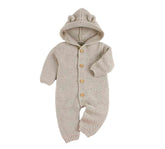 Front Open Hooded Romper